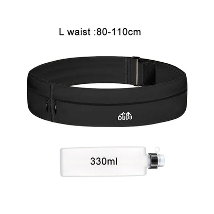 Running Belt Waist Bag with Water Bottle Women Sports Fanny Pack Men Phone Pouch Jogging Gym Bags Hydration Run Accessories