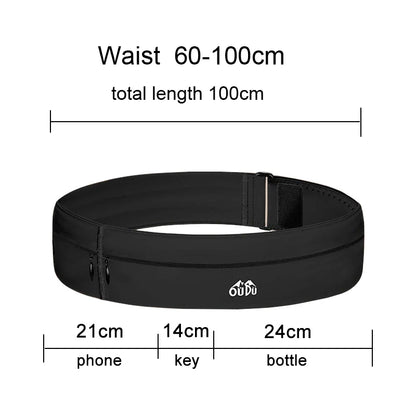 Running Belt Waist Bag with Water Bottle Women Sports Fanny Pack Men Phone Pouch Jogging Gym Bags Hydration Run Accessories