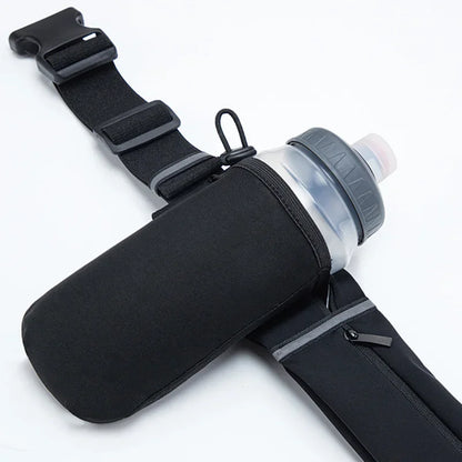 Running Belt Waist Bag with Water Bottle 550ml Women Sports Fanny Pack Men Phone Pouch Jogging Gym Bags Hydration Run