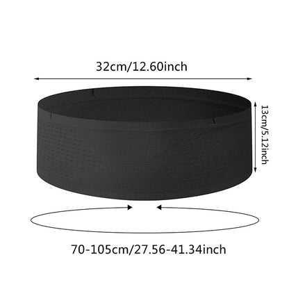 Seamless Invisible Running Waist Belt Bag Gym Bags Lightweight Invisible Mobile Phone Bags Portable Elastic Run Cycling Bag